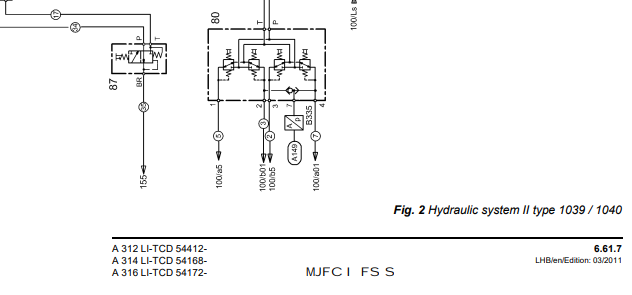 Liebherr A309 A311 A312 R313 A314 A316 R317 Litronic TCD Excavator Service Manual 2007-2011 - Image 8
