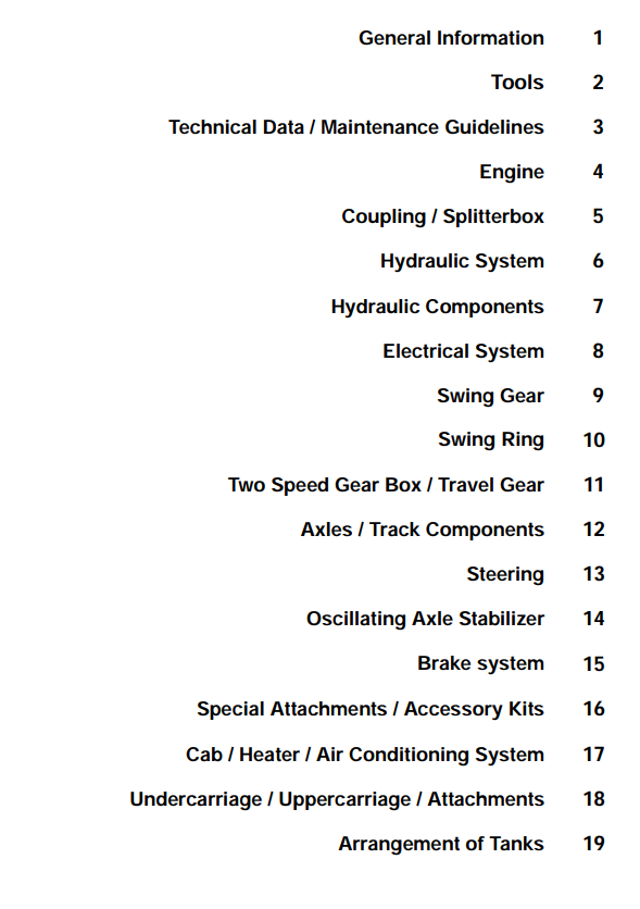 Liebherr A309 A311 A312 R313 A314 A316 R317 Litronic TCD Excavator Service Manual 2007-2011 - Image 3