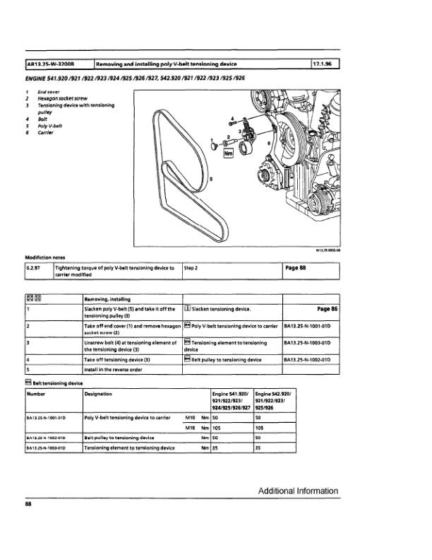 Mercedes OM 501 OM 502 Diesel Engines Workshop Service Manual - Image 10