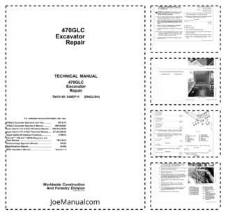 John Deere 470G LC Excavator Repair Manual