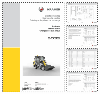 Kramer 5035 Wheel Loader Parts Catalog