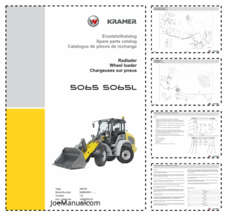 Kramer 5065 5065L Wheel Loader Parts Catalog
