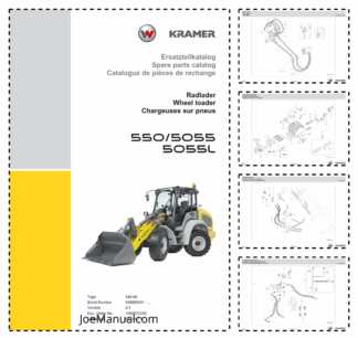 Kramer 550 5055 5055L Wheel Loader Parts Catalog