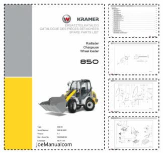 Kramer 850 Wheel Loader Parts Catalog