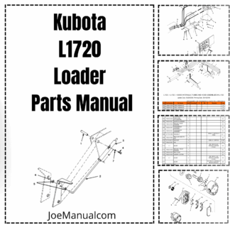 Kubota L1720 Loader Parts Manual