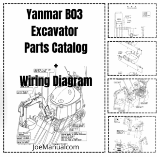 Yanmar B03 Excavator Parts Catalog Wiring Diagram