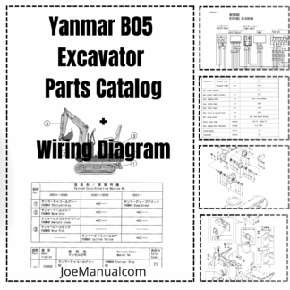 Yanmar B05 Excavator Parts Catalog Wiring Diagram