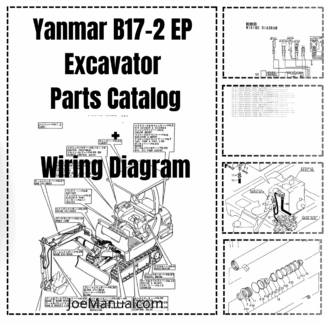 Yanmar B17-2 Excavator Parts Catalog Wiring Diagram
