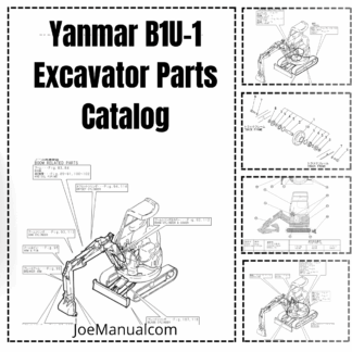Yanmar B1U-1 Excavator Parts Catalog