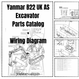 Yanmar B22 UK AS Excavator Parts Catalog Wiring Diagram