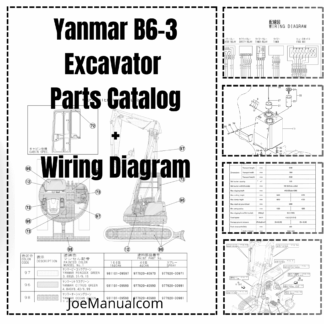 Yanmar B6-3 Excavator Parts Catalog Wiring Diagram