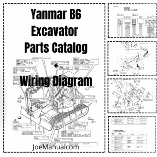 Yanmar B6 Excavator Parts Catalog Wiring Diagram