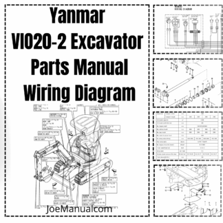 Yanmar VIO20-2 Excavator Parts Manual Wiring Diagram