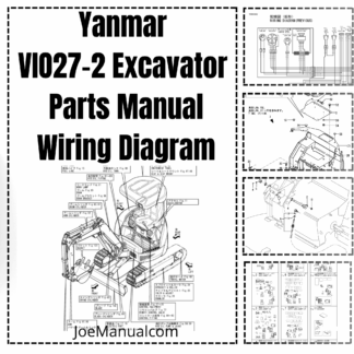 Yanmar VIO27-2 Excavator Parts Manual Wiring Diagram