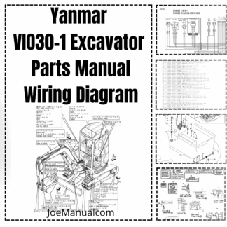 Yanmar VIO30-1 Excavator Parts Manual Wiring Diagram
