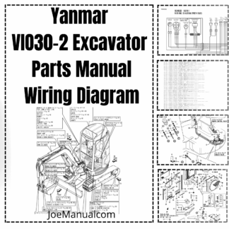 Yanmar VIO30-2 Excavator Parts Manual Wiring Diagram