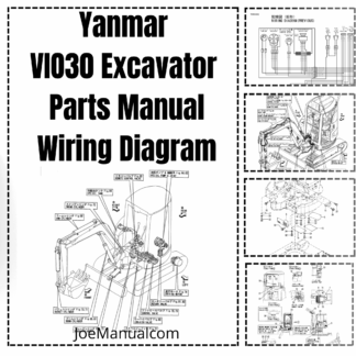 Yanmar VIO30 Excavator Parts Manual Wiring Diagram