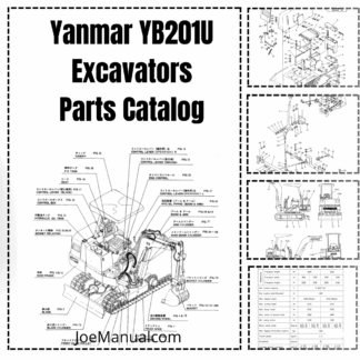 Yanmar YB201U Excavator Parts Manual