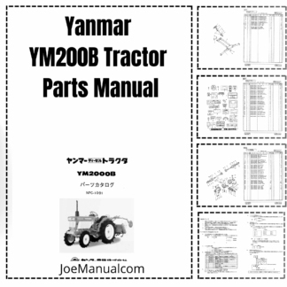Yanmar YM2000B Tractors Parts Manual