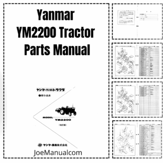 Yanmar YM2200 Tractors Parts Manual