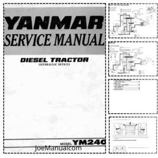 Yanmar YM240 Tractor Hydraulic Service Manual