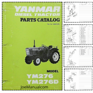Yanmar YM276 Tractor Parts Manual