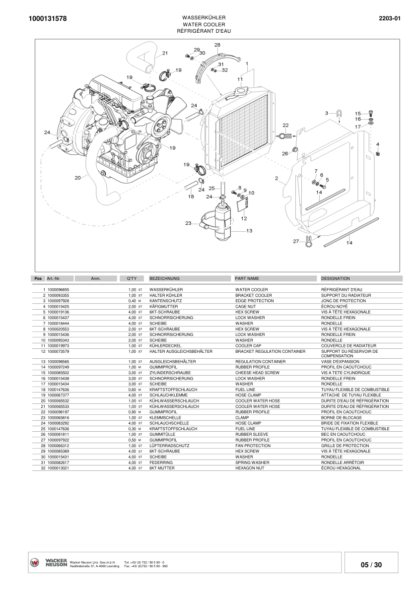 Wacker Neuson 2203 Crawler Excavator Parts Catalog Rev 2 - Image 12