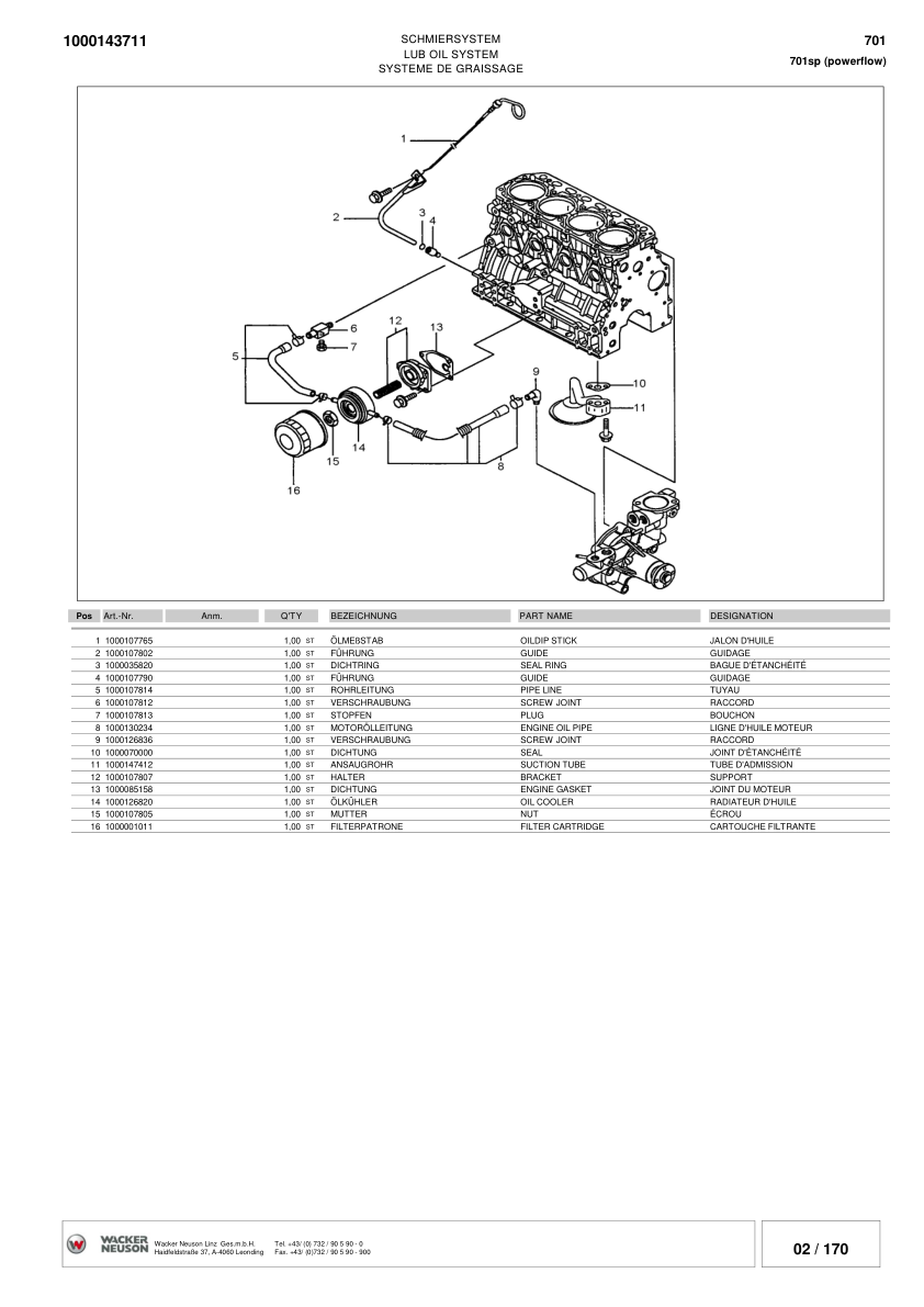 Wacker Neuson 701s 701sp Skid Steer Loader Parts Catalog Rev 3.7 - Image 12