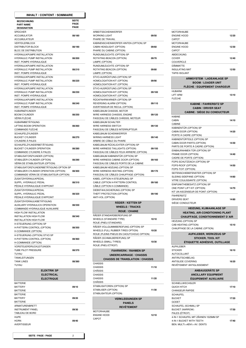 Wacker Neuson 701s 701sp Skid Steer Loader Parts Catalog Rev 3.7 - Image 10