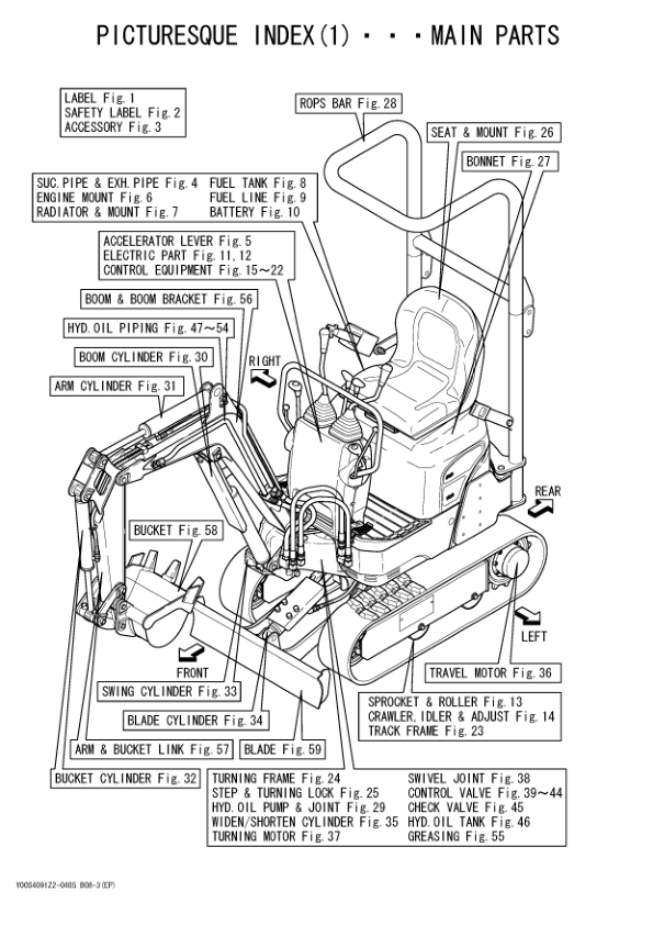 Yanmar B08-3 EP Excavator Parts Catalog Wiring Diagram - Image 6