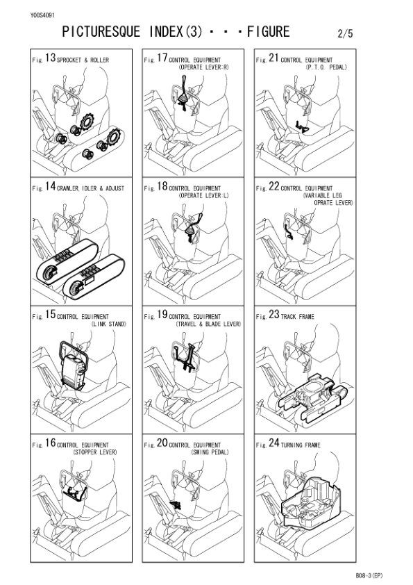 Yanmar B08-3 EP Excavator Parts Catalog Wiring Diagram - Image 9