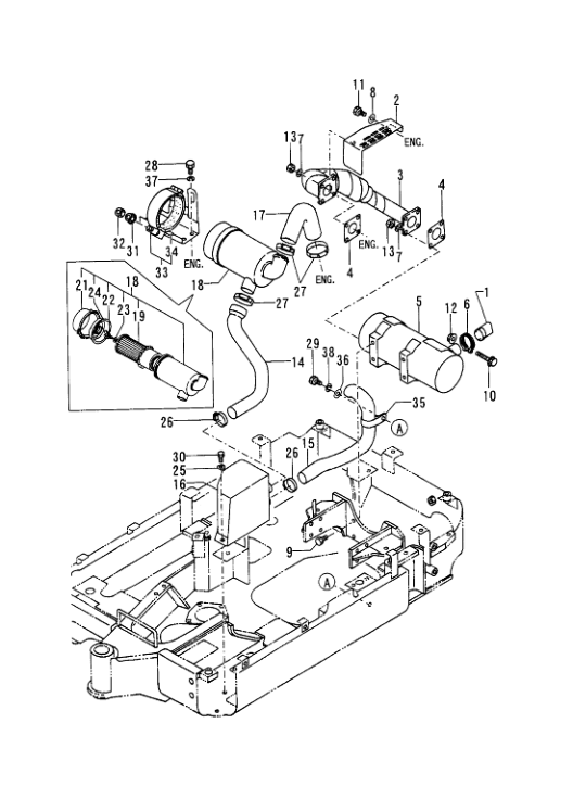 Yanmar B08 Excavator Label Set Parts Catalog - Image 11
