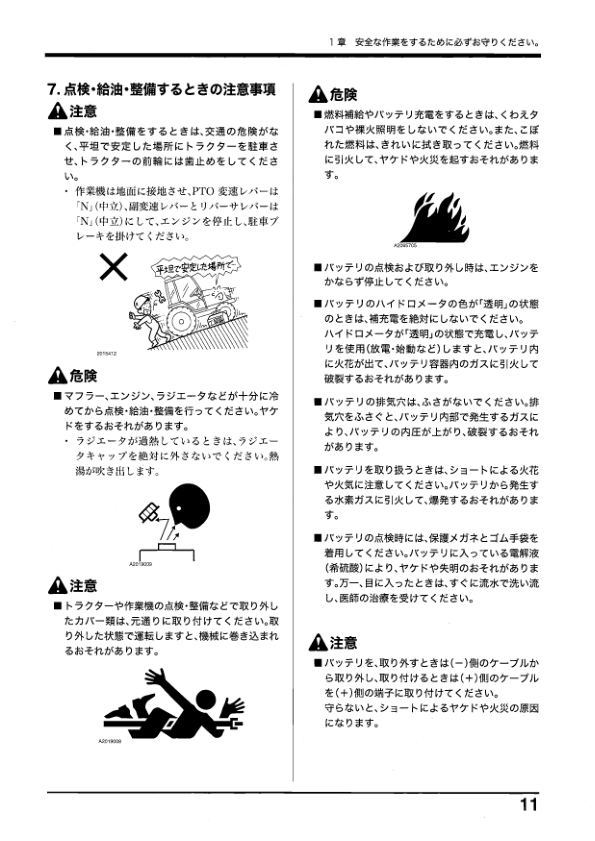 Yanmar US324 US328 US330 US334 Tractors Operators Manual - Image 10
