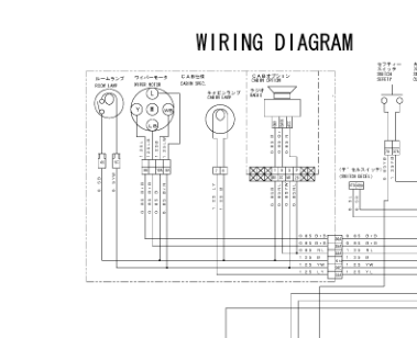 Yanmar VIO20-3 Excavator Parts Manual Wiring Diagram - Image 6
