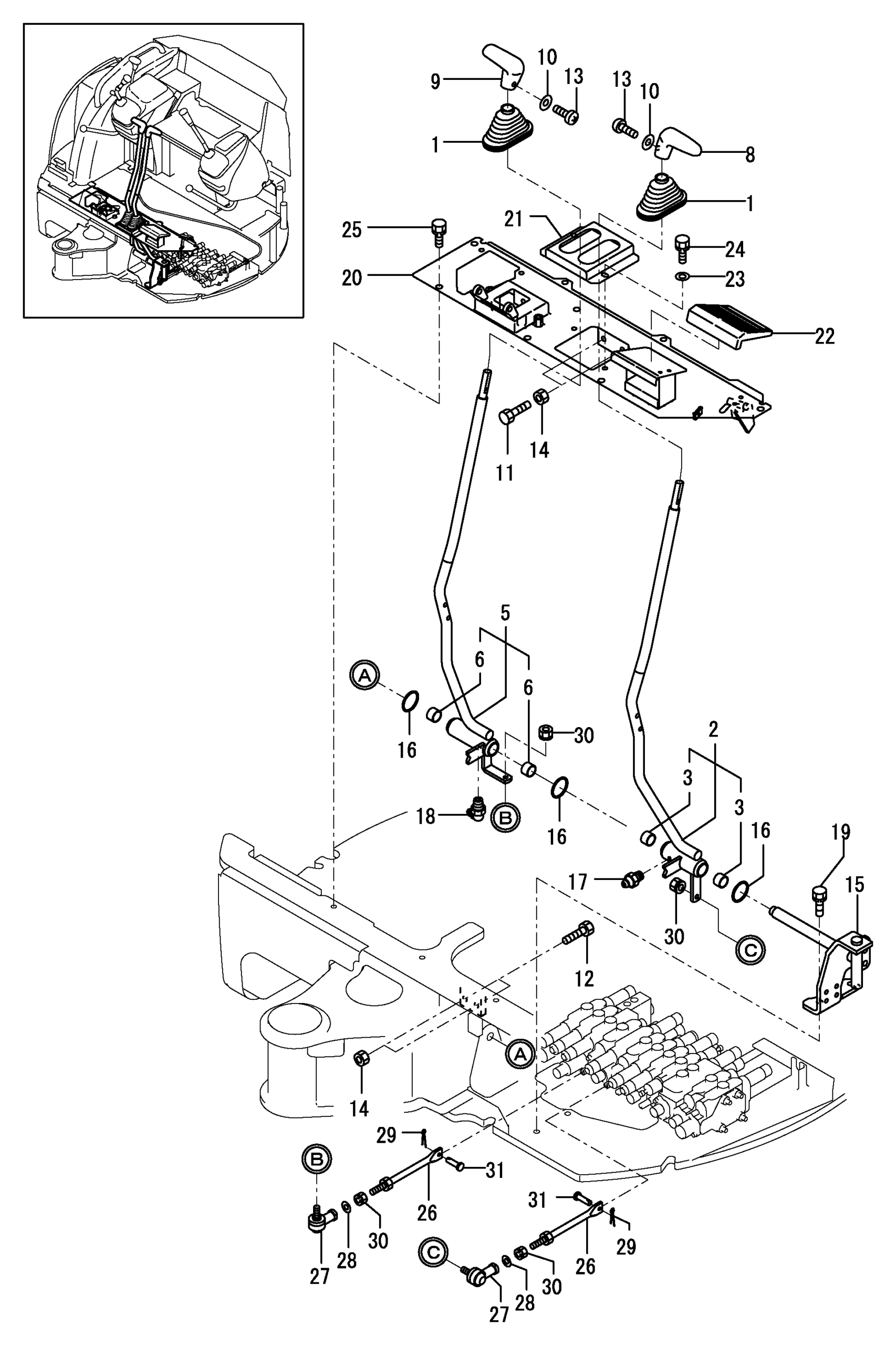 Yanmar VIO20-3 Excavator Parts Manual Wiring Diagram - Image 13