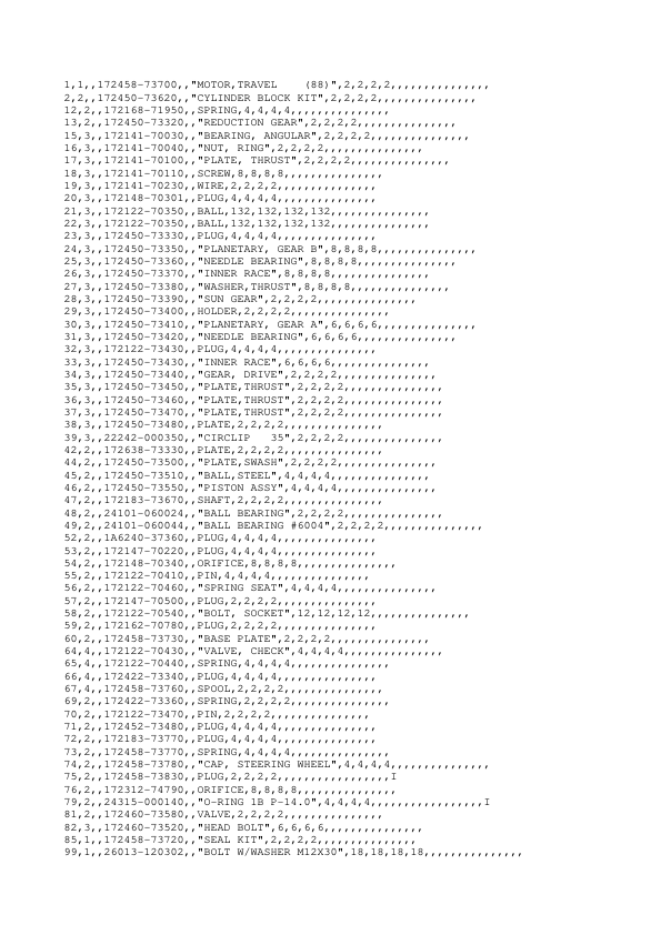 Yanmar VIO30-2 Excavator Parts Manual Wiring Diagram - Image 7