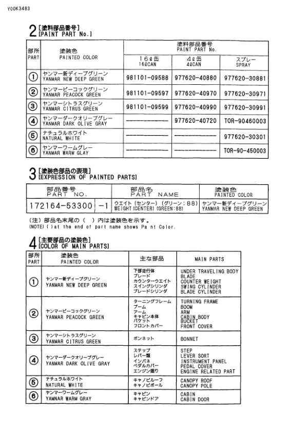 Yanmar VIO40-1 Excavator Parts Manual Wiring Diagram - Image 5