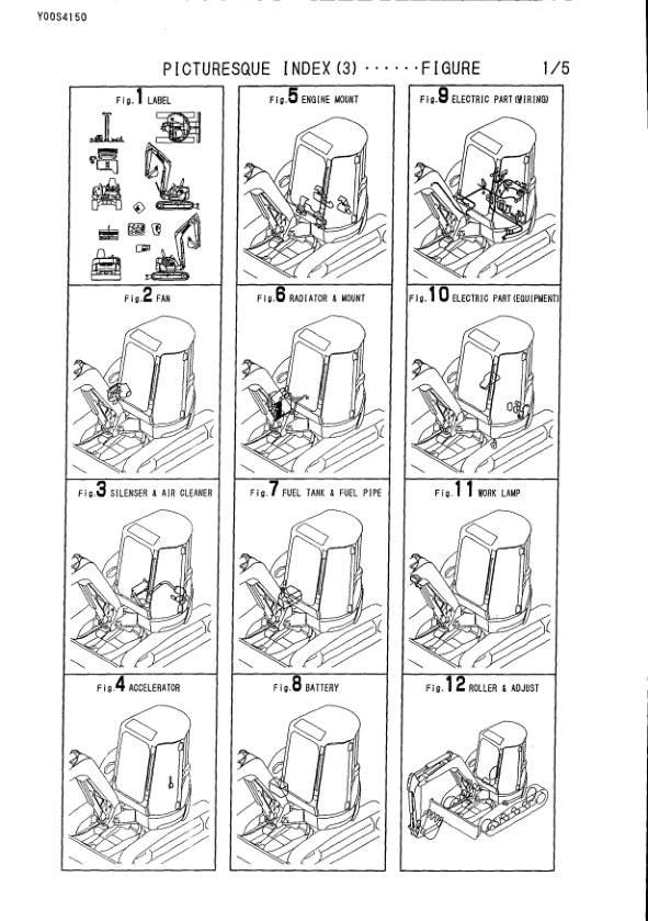 Yanmar VIO40-2 Excavator Parts Manual Wiring Diagram - Image 7