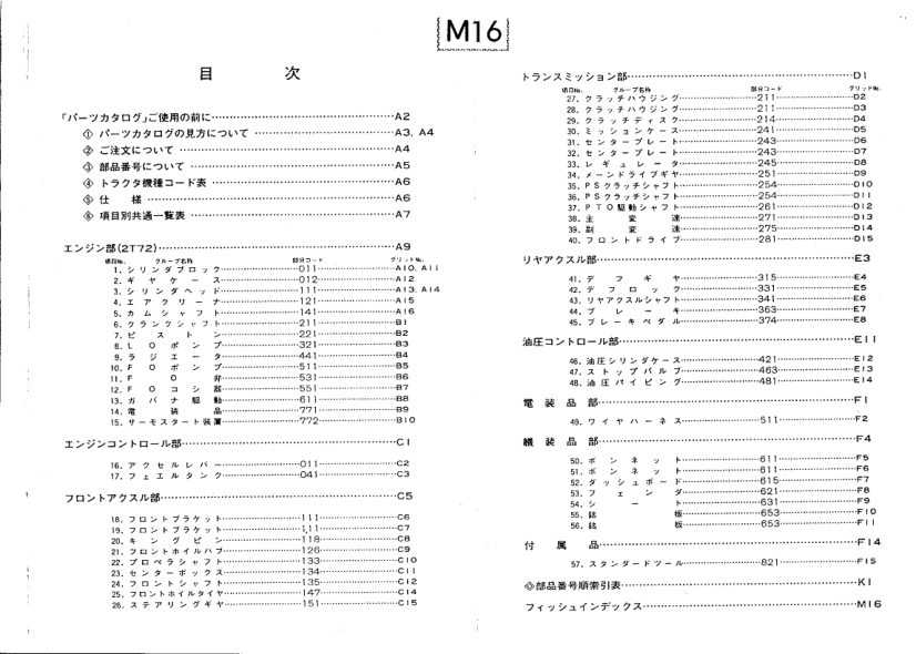 Yanmar YM1110 YM1110D Tractor Parts Manual - Image 11