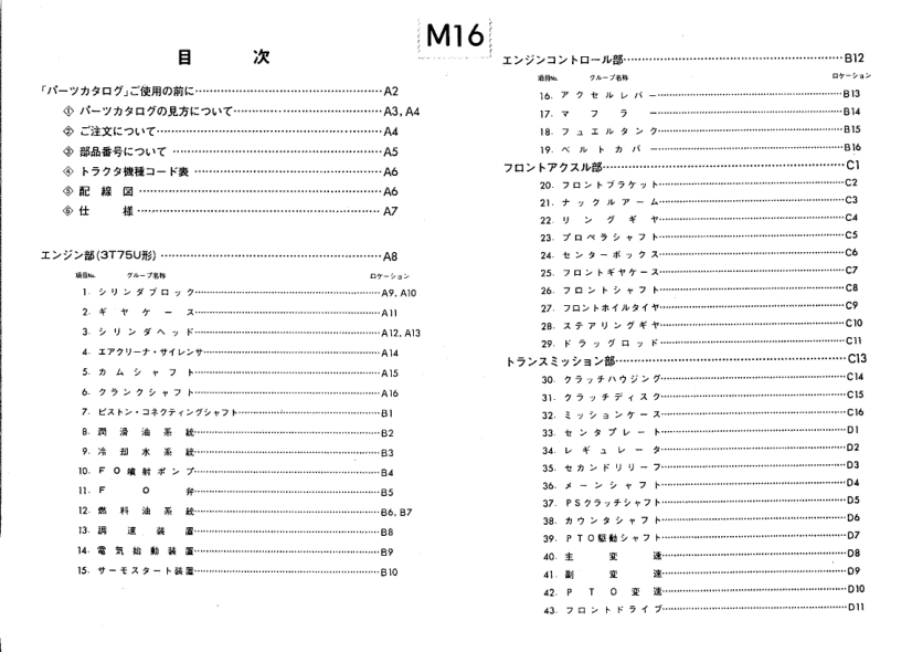 Yanmar YM1610DGR Tractor Parts Manual Wiring Diagram - Image 3