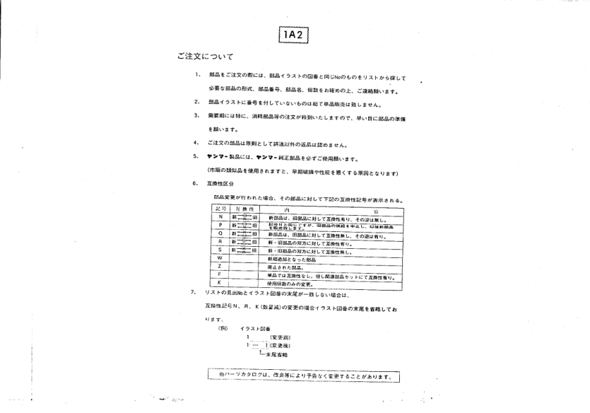 Yanmar YM2202 YM2402 Tractors Parts Manual Wiring Diagram - Image 5