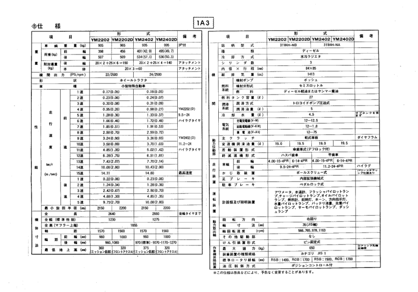 Yanmar YM2202 YM2402 Tractors Parts Manual Wiring Diagram - Image 6