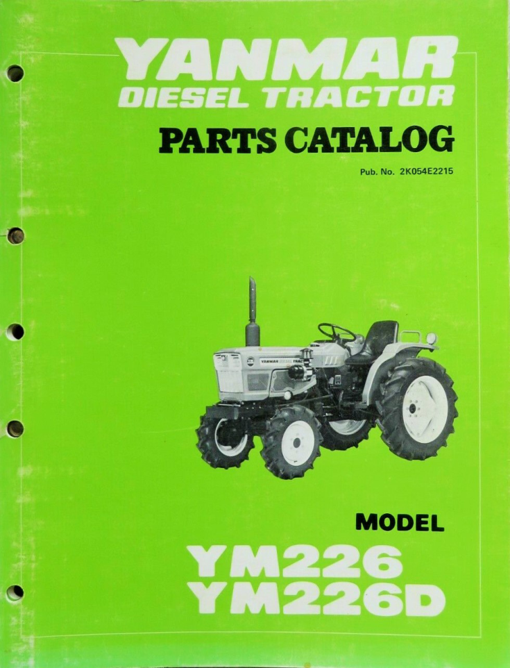 Yanmar YM226 Tractor Parts Manual Electrical Wiring DIagram - Image 2