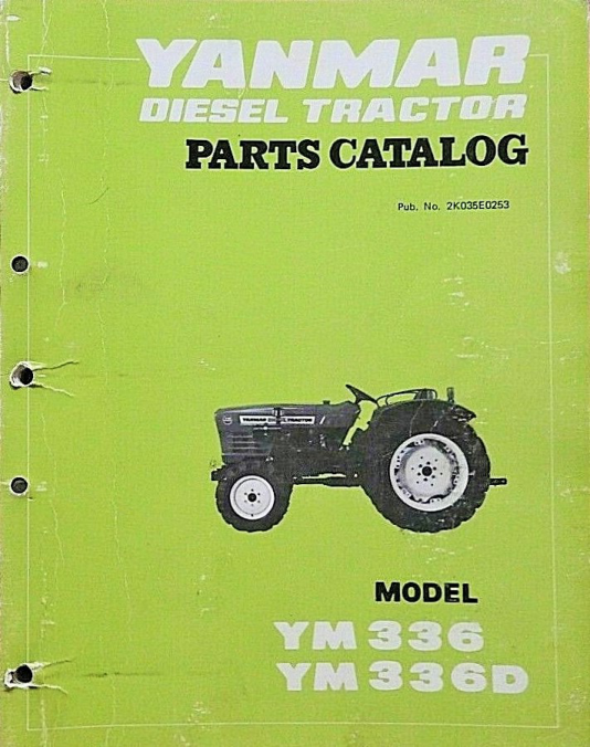 Yanmar YM336 Tractor Parts Manual - Image 2