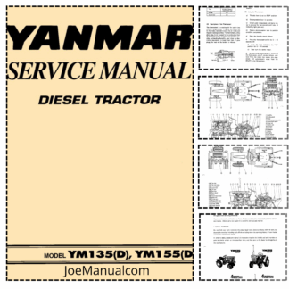 Yanmar YM135 YM155 Tractors Service Manual