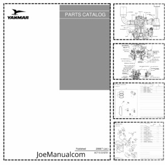 Yanmar YM155T YM155DT Tractors Parts Manual