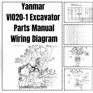 Yanmar VIO20-1 Excavator Parts Manual Wiring Diagram