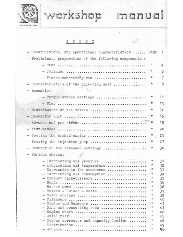Arona AD 290 m Engine Workshop Manual - Image 3