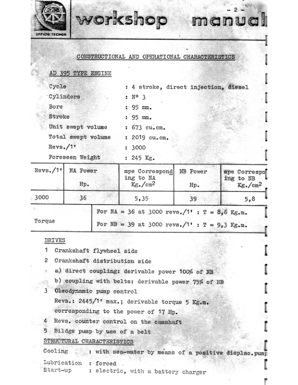 Arona AD 290 m Engine Workshop Manual - Image 5