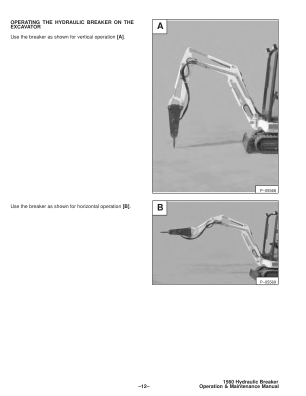 Bobcat 1560 Hydraulic Breaker Operators Manual - Image 6